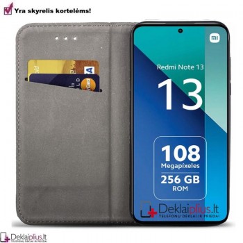 Telone atverčiamas dėklas - auksinės spalvos (Xiaomi Redmi Note 13 Pro 4G/Note 14S/Poco M6 Pro 4G) Telone atverčiamas dėklas - auksinės spalvos (Xiaomi Redmi Note 13 Pro 4G/Note 14S/Poco M6 Pro 4G)